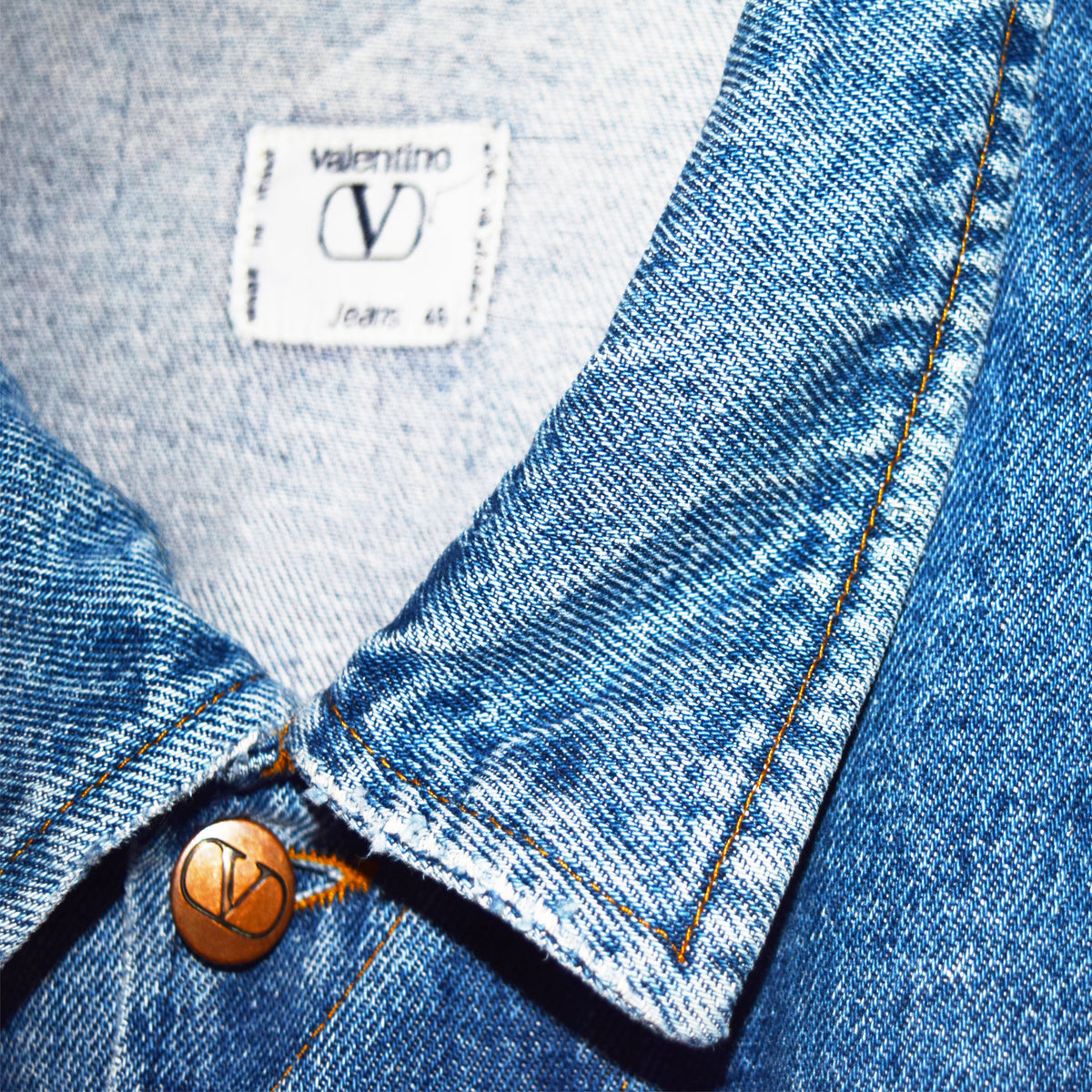 Vintage valentino hotsell denim jacket