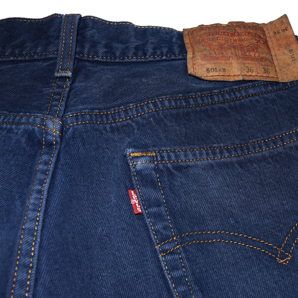 JEANS 501 LEVI'S "NAVY" taglia 32