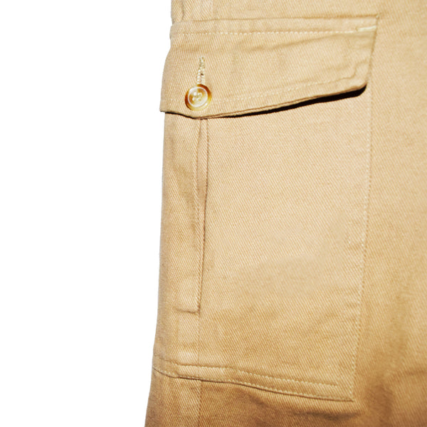 PANTALONI CARGO "TWILL BEIGE"