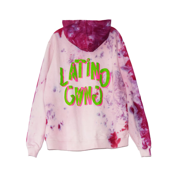 FELPA CON CAPPUCCIO LATINO GVNG "BLOOM"