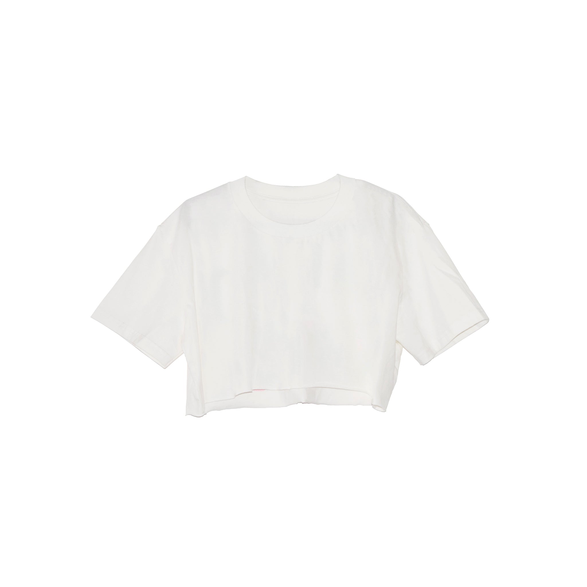 WATCH ME WERRRK "WHITE" CROP TOP