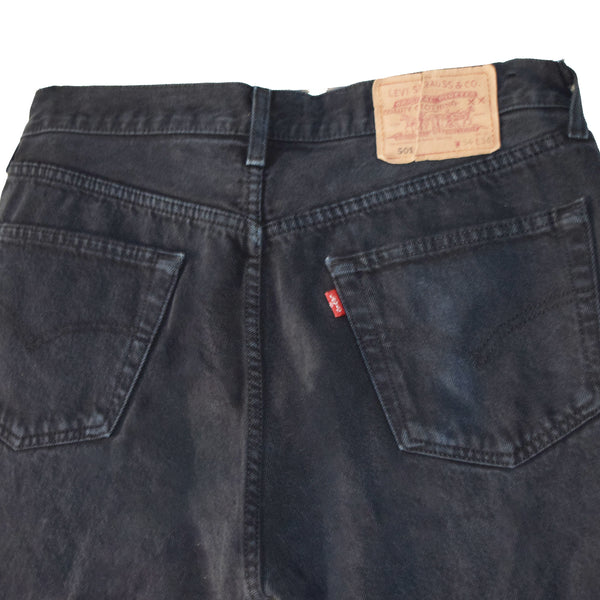 JEANS 501 LEVI'S "ALL BLACK 2" taglia 32