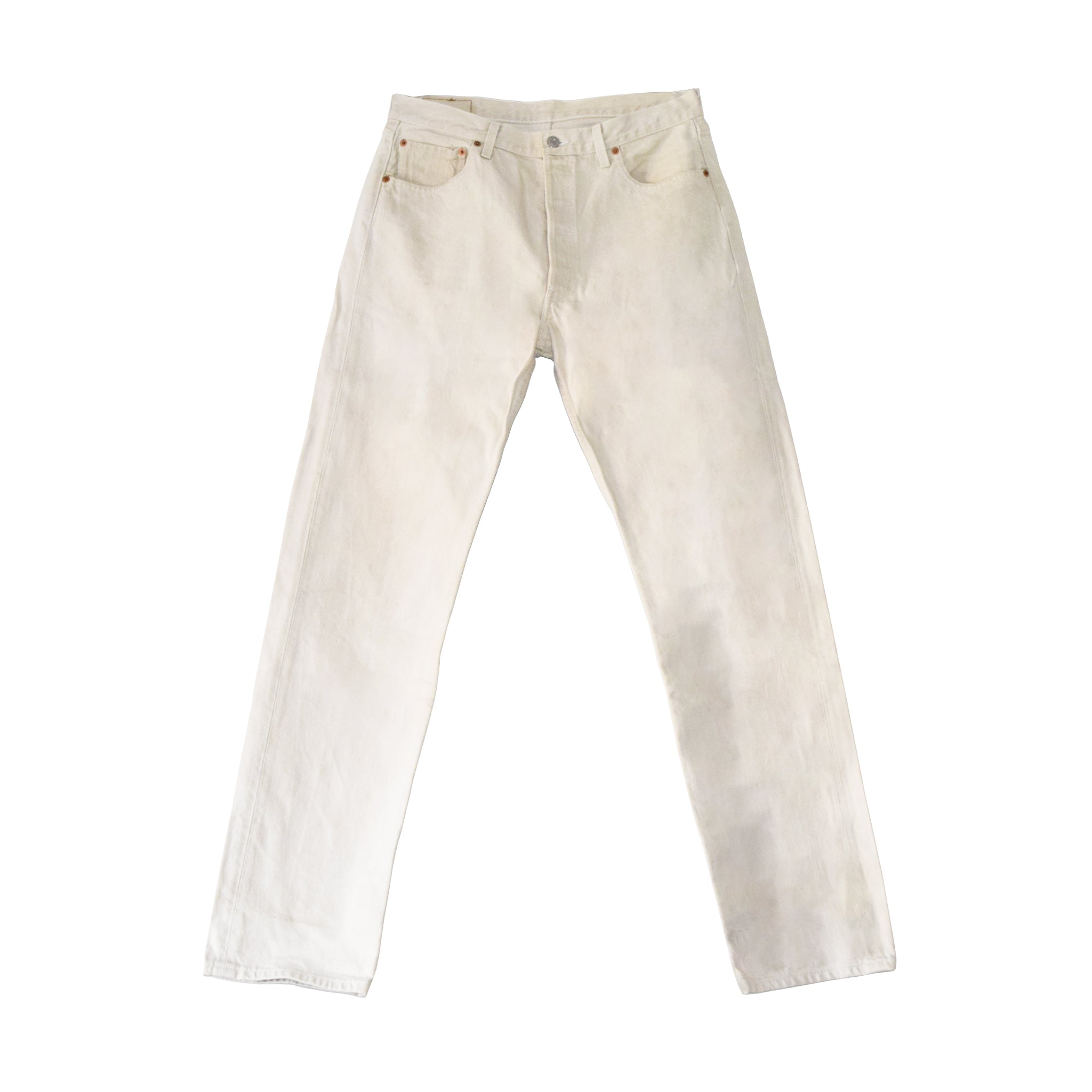 JEANS 501 LEVI'S "CREAM" taglia 33