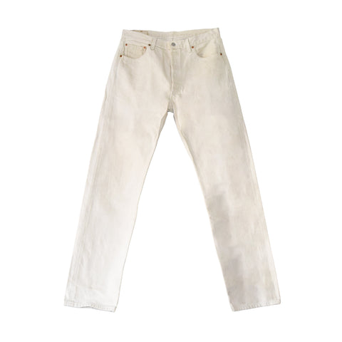 JEANS 501 LEVI'S "CREAM" taglia 33