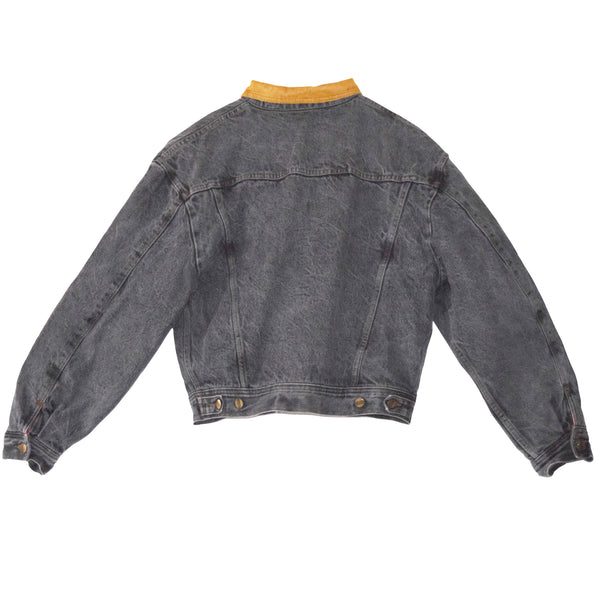 "GREY STONE WASHED" DENIM JACKET