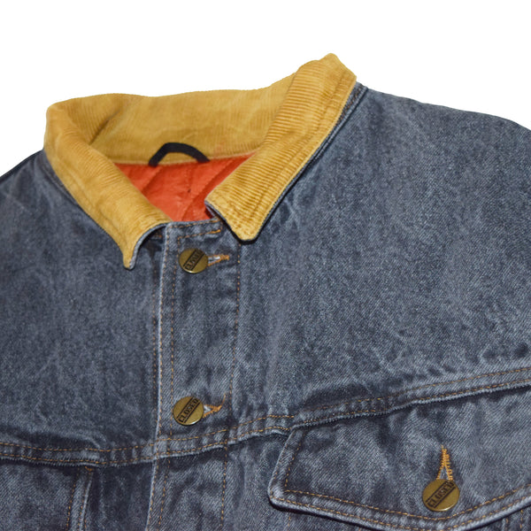 "GREY STONE WASHED" DENIM JACKET