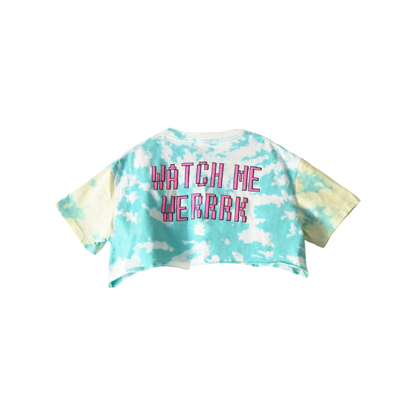 WATCH ME WERRRK CROP TOP "AMAZZONIA"
